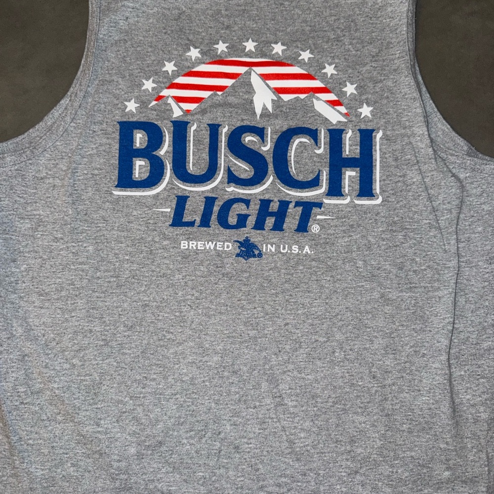 Busch Light Gray Tank Top
